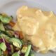 Low Carb Cod with Creamy Prawn Sauce