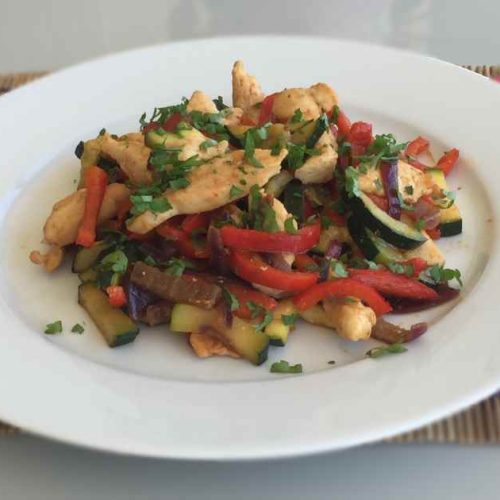 Low Carb Stir Fry Chicken