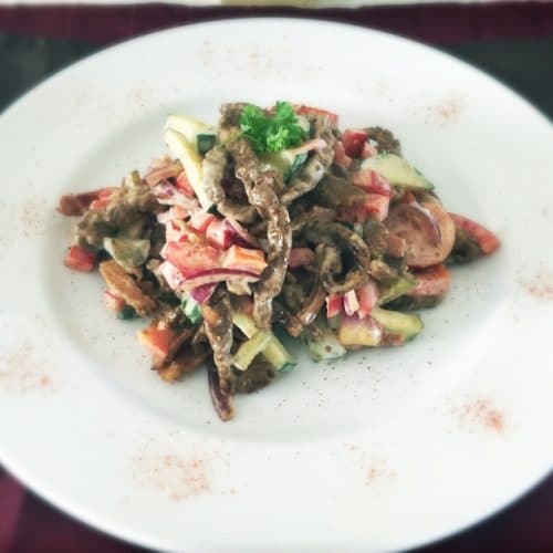 Low Carb Beef Salad
