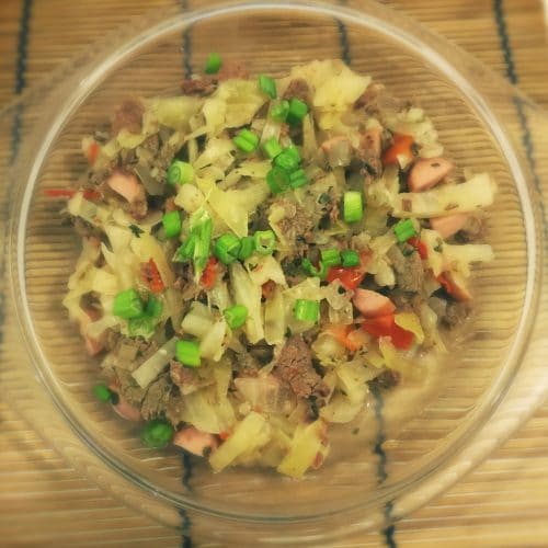 Low Carb Braised Cabbage with Beef