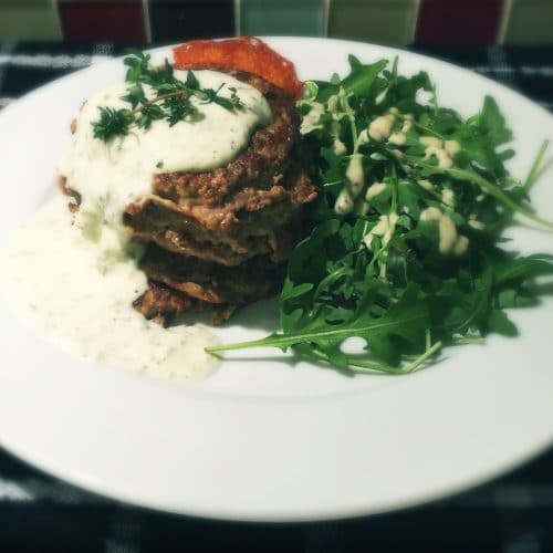 Keto Burger Pancakes
