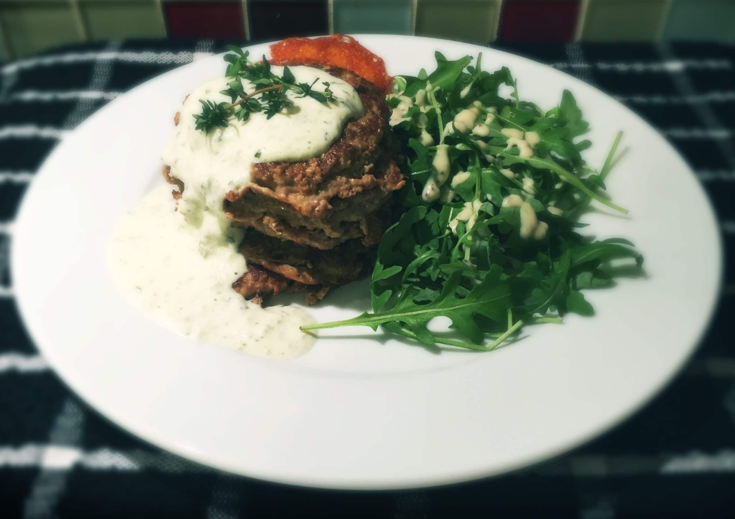 Keto Burger Pancakes