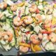 Low Carb Zucchini Pasta With Prawns