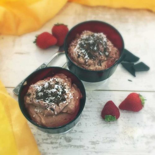 Low Carb Coconut Chocolate Cheesecake Dessert