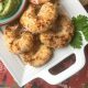 Low Carb Baked Coconut Shrimp with Avocado-Lime Dip