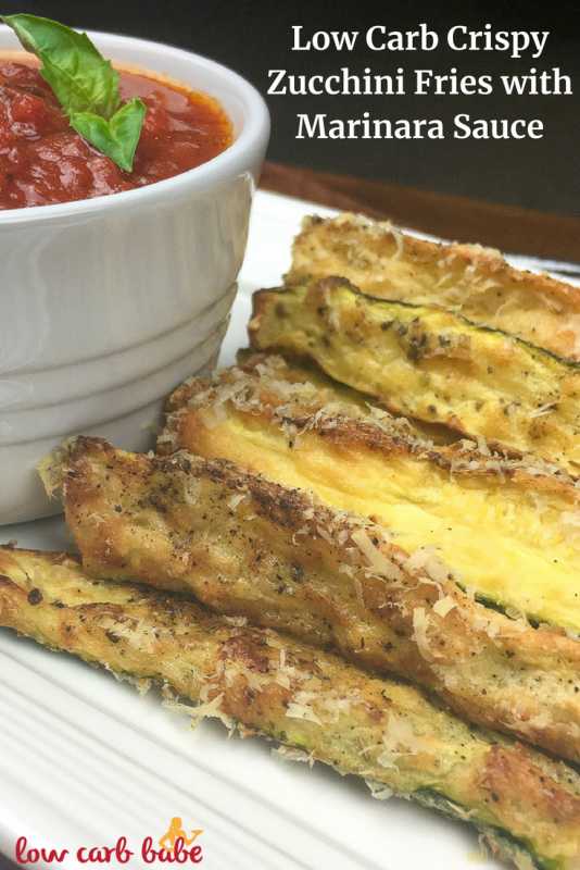 Low Carb Crispy Zucchini Fries
