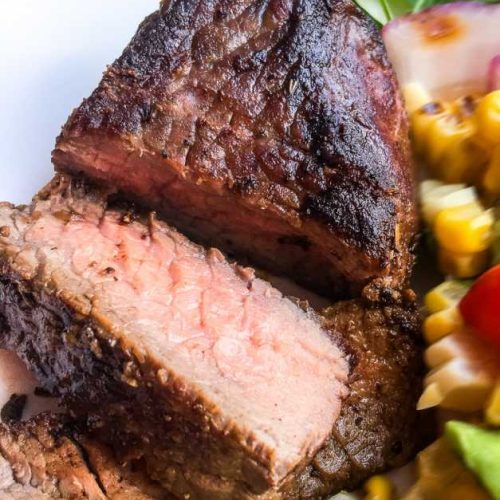 Low Carb Herb Mustard Sirloin Steak
