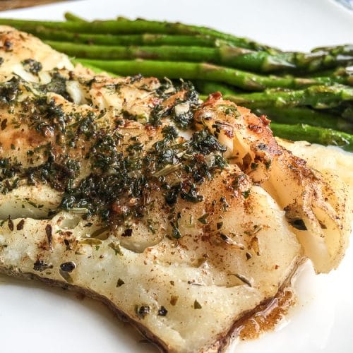 Low carb Garlic Herb Butter Cod